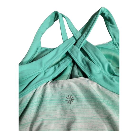 Athleta Stride Crunch And Punch Tank Top Mint Green Women's Size Small - Picture 6 of 15